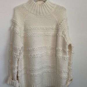 Oversized Sweater : Cream Colored